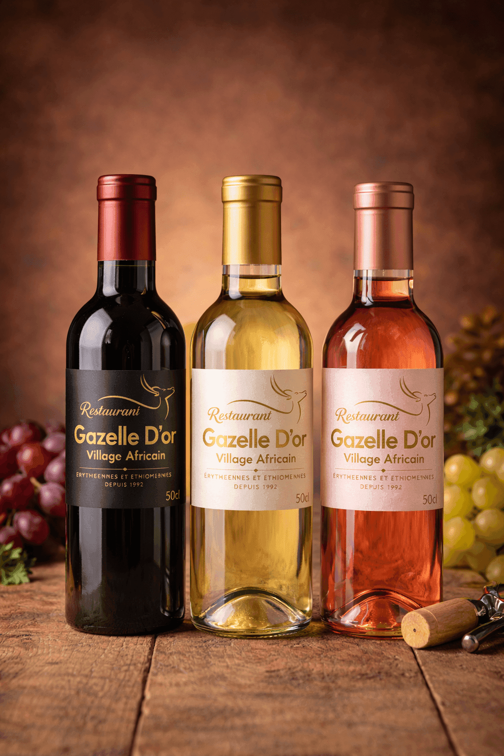 Vin rouge / blanc / rosé (50cl)